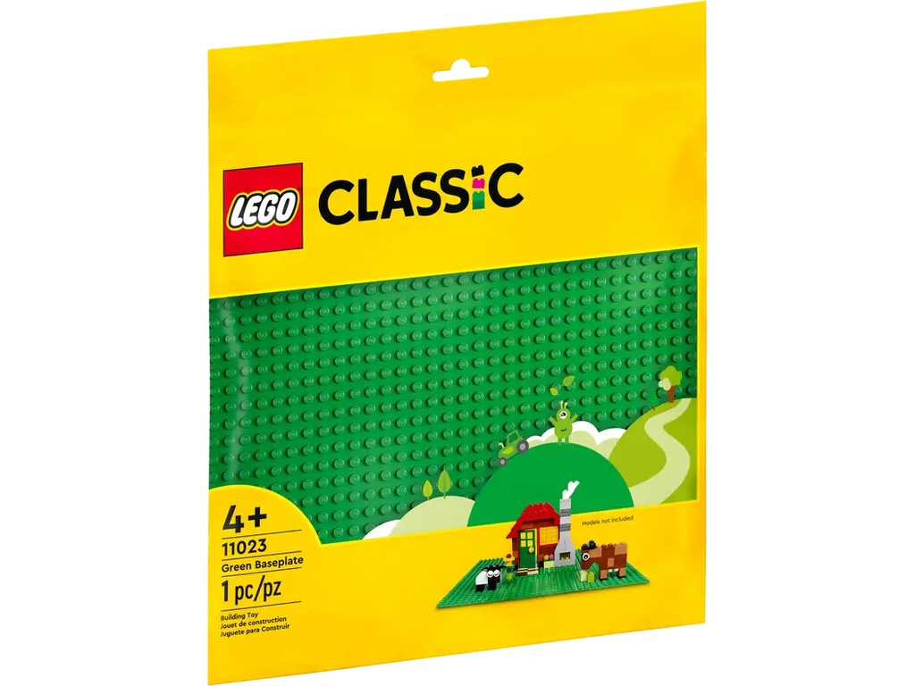 Lego GREEN Baseplate 1pc 4+