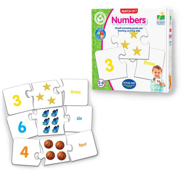 Match It - Numbers 3+