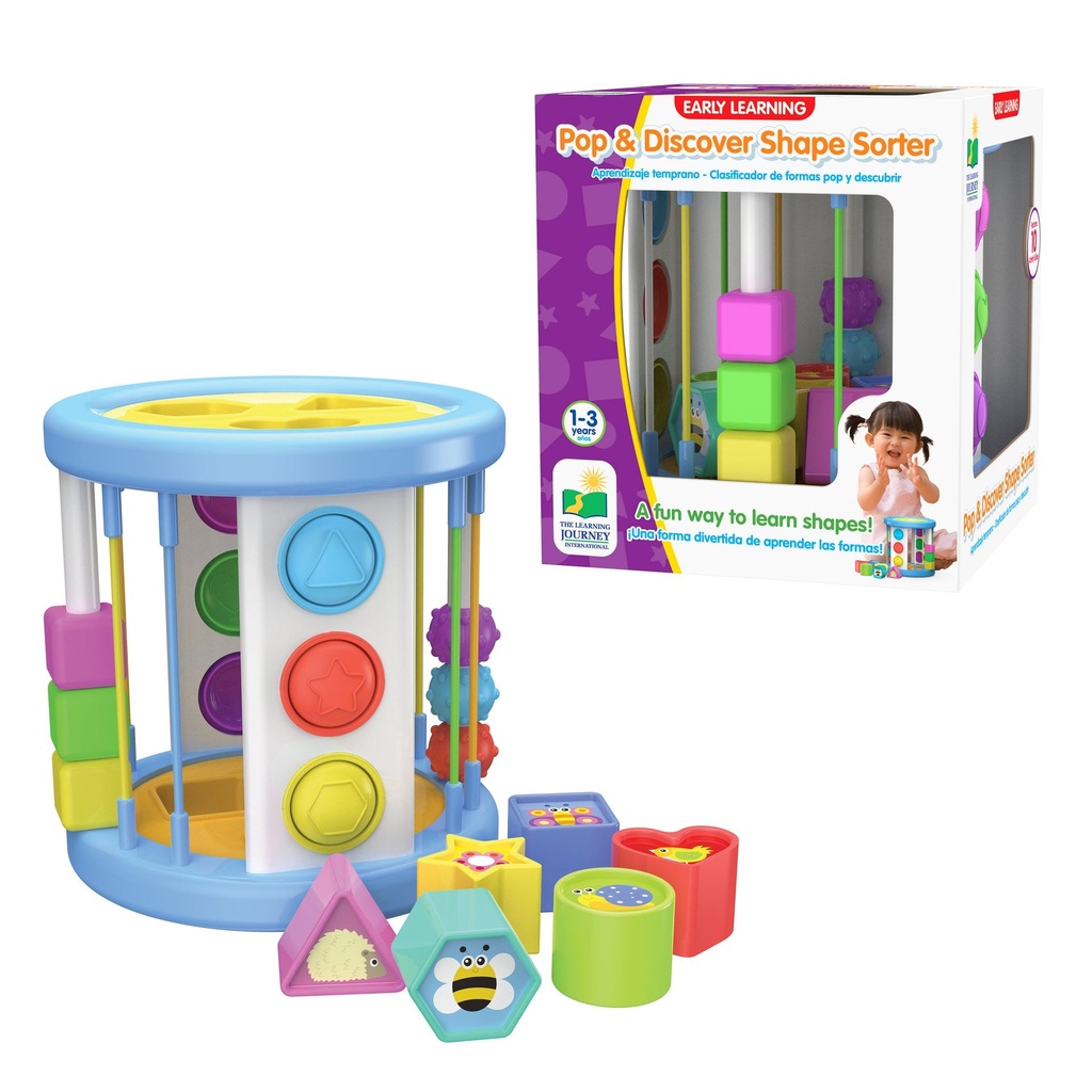 Pop & Discover Shape Sorter 1-3yrs