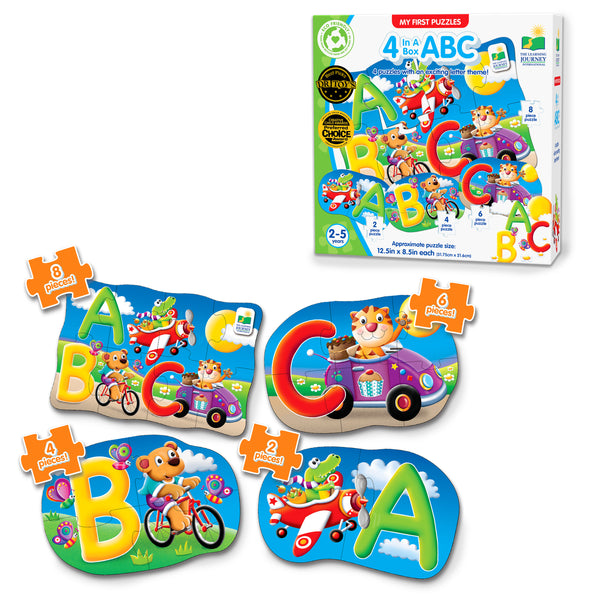 My First Puzzle Sets 4 In A Box - ABC (2+)