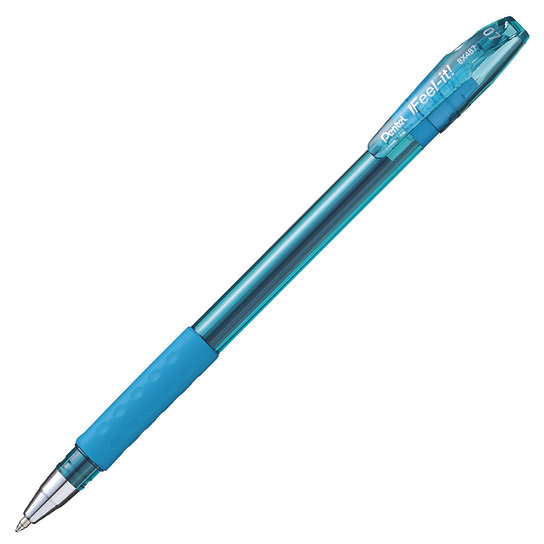 Pentel Feel It BP 0.7mm SKY BLUE Pen - (12/bx)