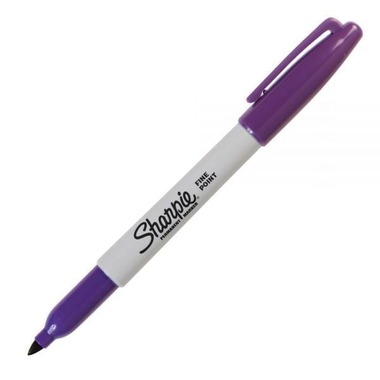 Sharpie #1812768/30008 PURPLE Fine Markers - (12/bx)