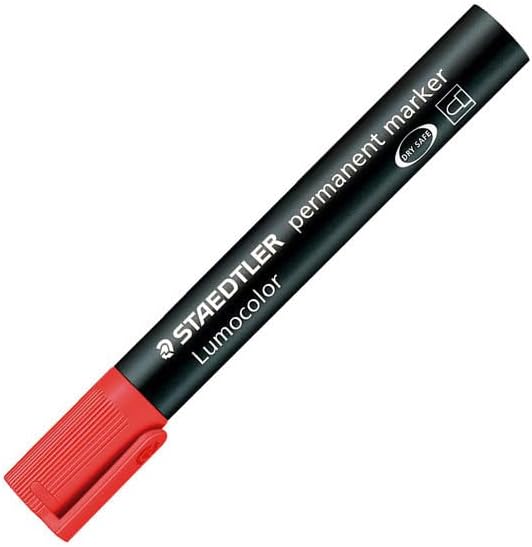 Staedtler #350-2 RED Perm Marker (Single) - (10/bx)