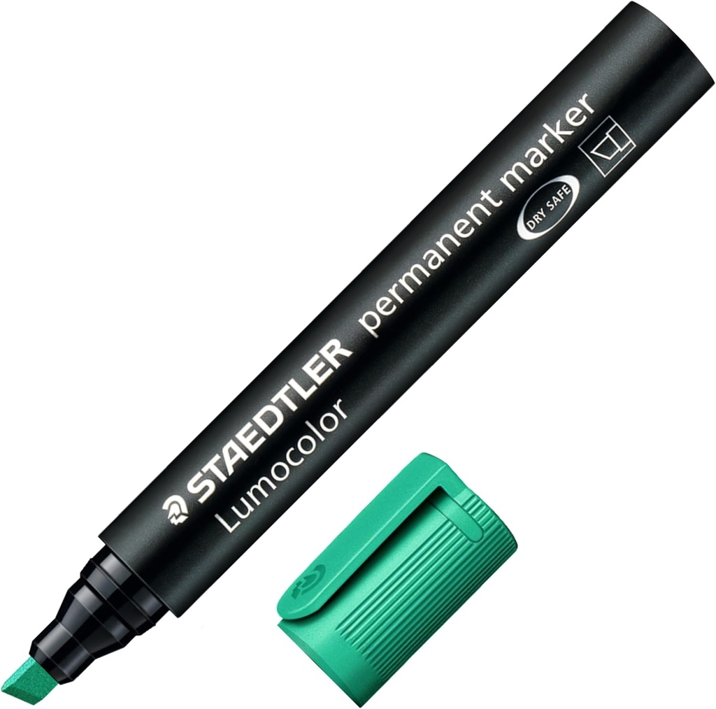 Staedtler #350-5 GREEN Perm Marker (Single) - (10/bx)