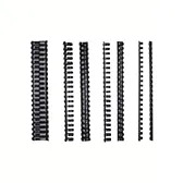 Binding Element 10mm (3/8) BLACK 21 Rings /100s
