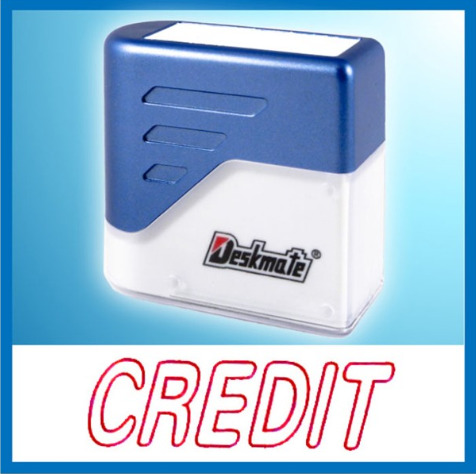 Stamper CREDIT #KE-C03 Pre-Inked