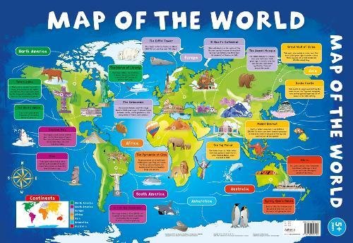 Wall Charts MY FIRST MAP/WORLD MAP - Sale