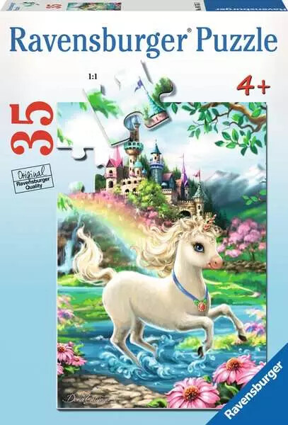 Unicorn Castle 35pc Puzzle 4+