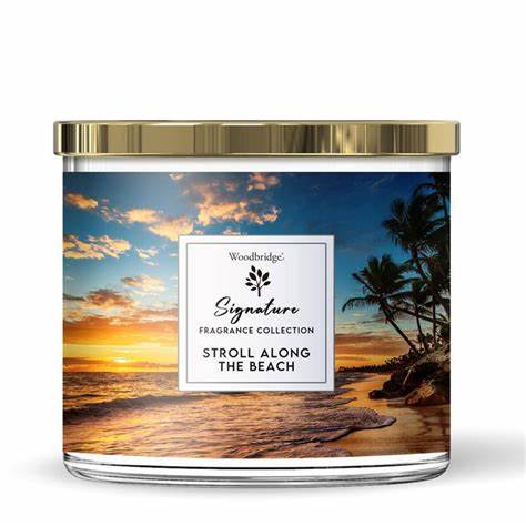 Wax Tumbler & Candle Jar 410g - STROLL ALONG THE BEACH