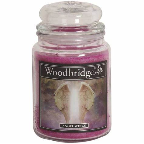 Scented Large Candle Jar 565g - ANGEL WINGS