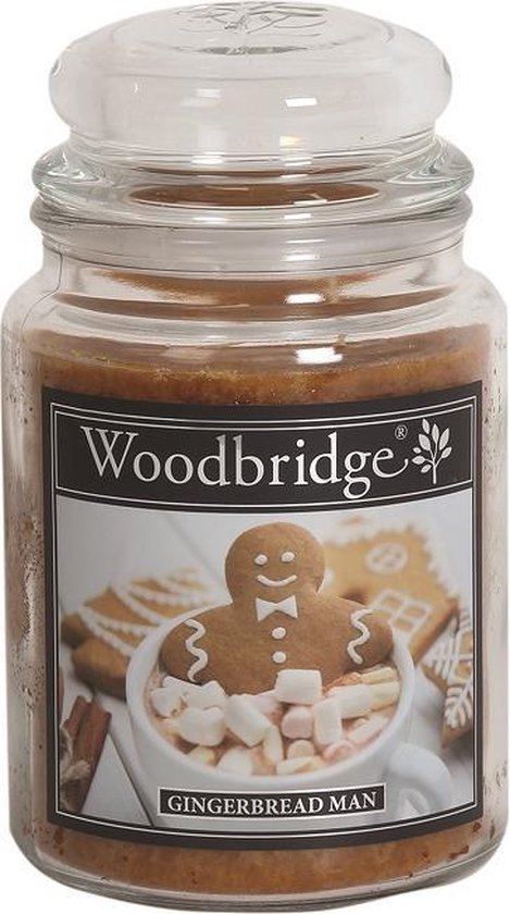 Scented Large Candle Jar 565g - GINGERBREAD MAN