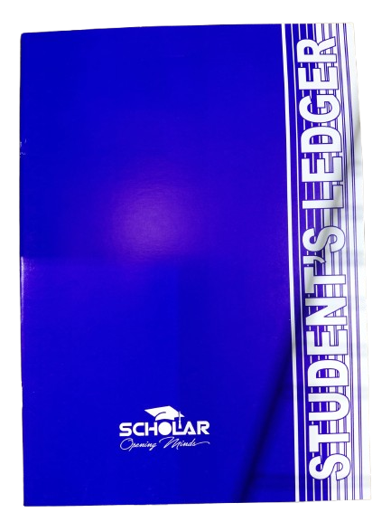 Scholar LEDGER Soft Cover Accounts Book - (Each) - (12/pk - 72/ctn)