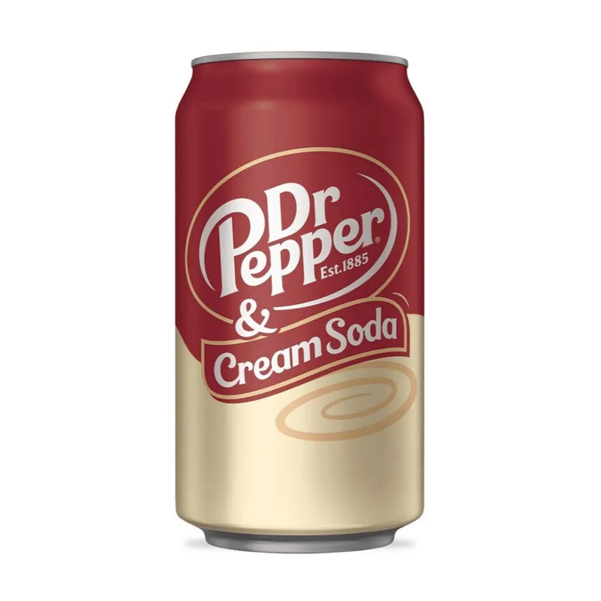 Dr. Pepper CREAM SODA 12oz Can