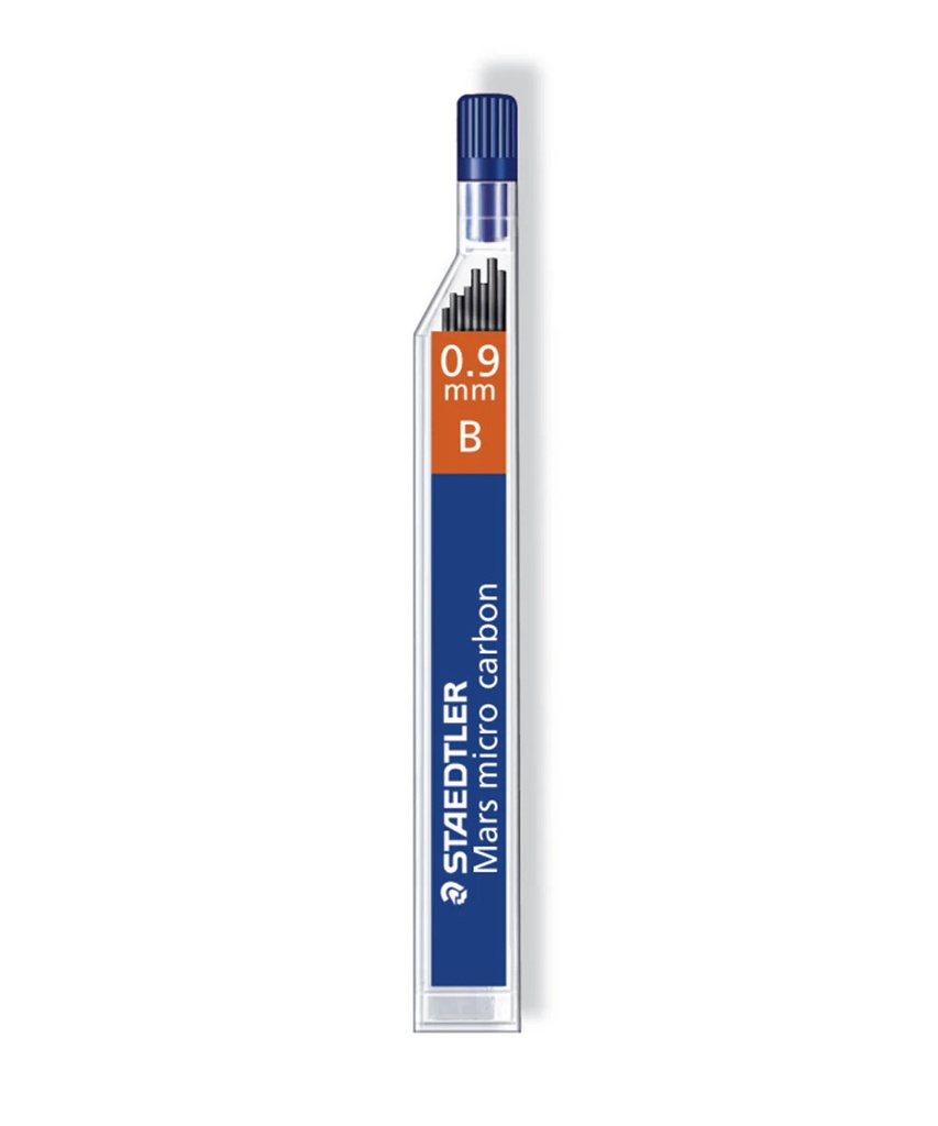 STAEDTLER Lead Refills 0.9mm B #250 09-B (Per Tube)