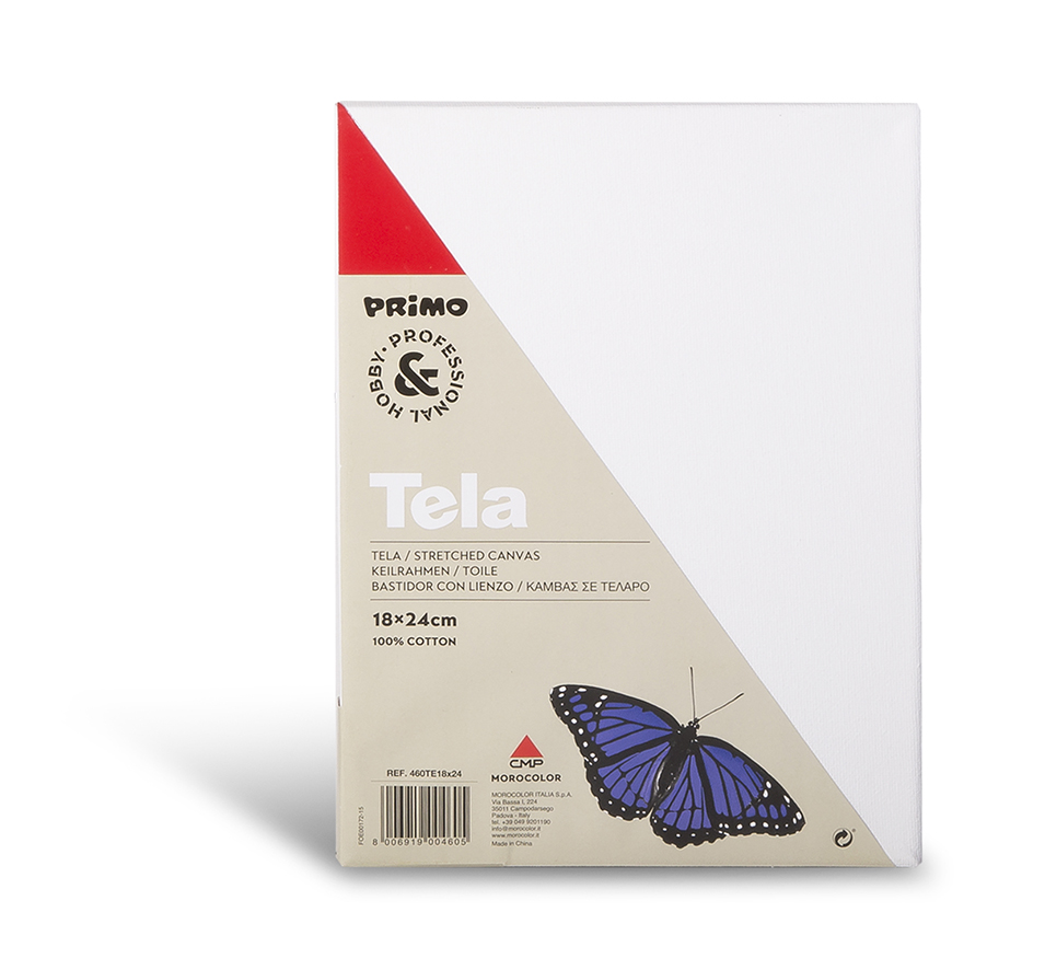 Primo Cotton Canvas 18x24cm #460TE - (12/ctn)
