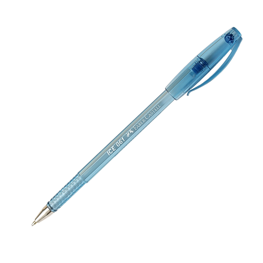 Faber Castell #061 Ice BLUE FINE BP Pen - (12/bx)