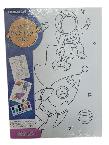 Canvas w/Paint Set 18x25cm - Astronaut - Sale
