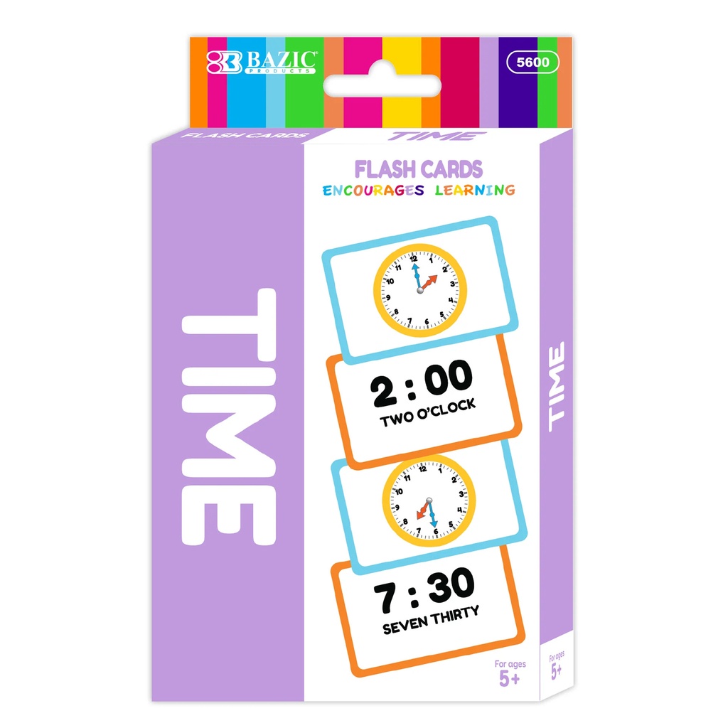 Flash Cards TIME 36pk