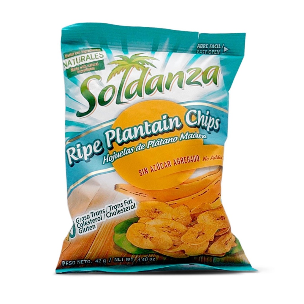 Soldanza Plantain RIPE Chips 42g