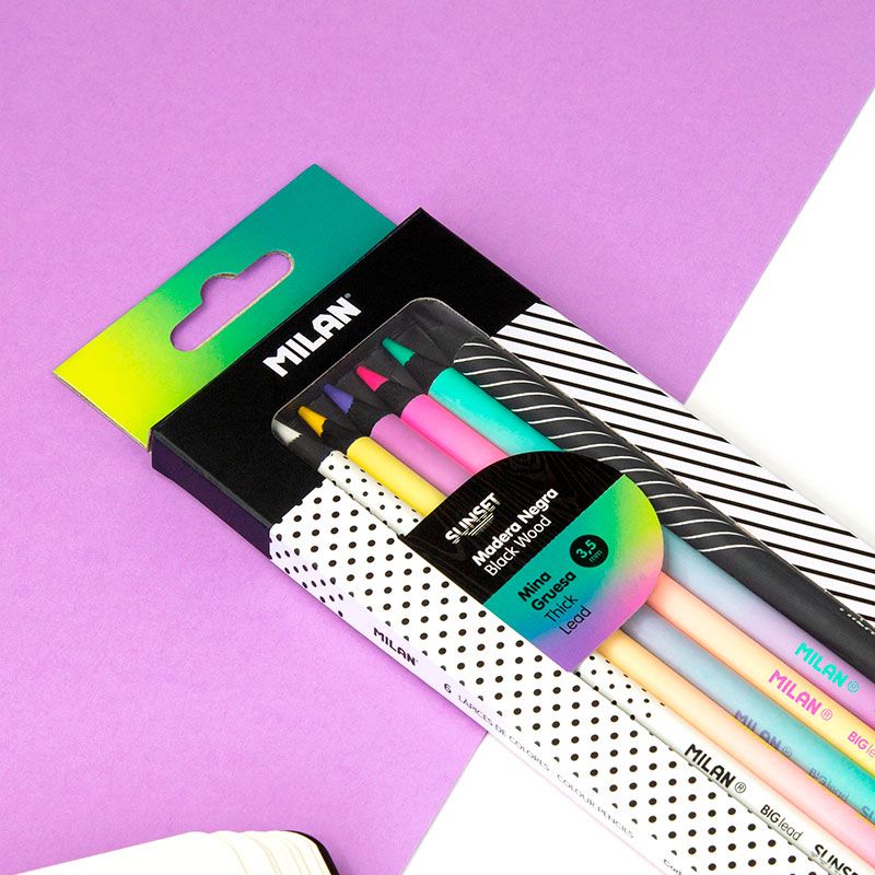 Milan SUNSET Colour Pencils 6's #71522206 