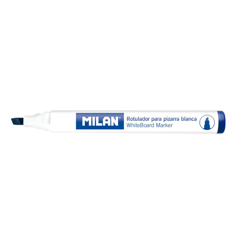 Milan Whiteboard BLUE Chisel Marker #16528121 (Each) - (12/bx)
