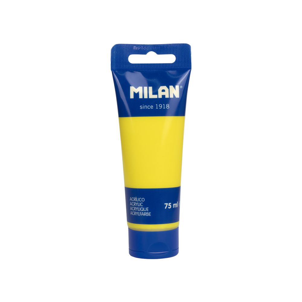 Milan Acrylic 75ml TROPICAL YELLOW Tube Paint #101720