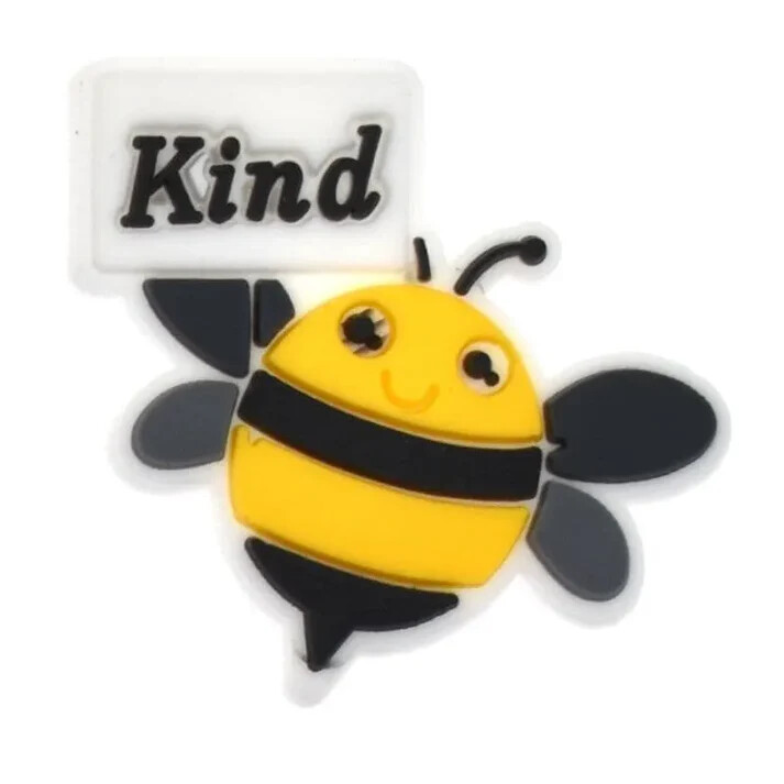 Croc Shoe Charms - BEE KIND #553-03