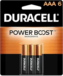 Batteries Duracell AAA Alkaline 4/pk 48/ctn