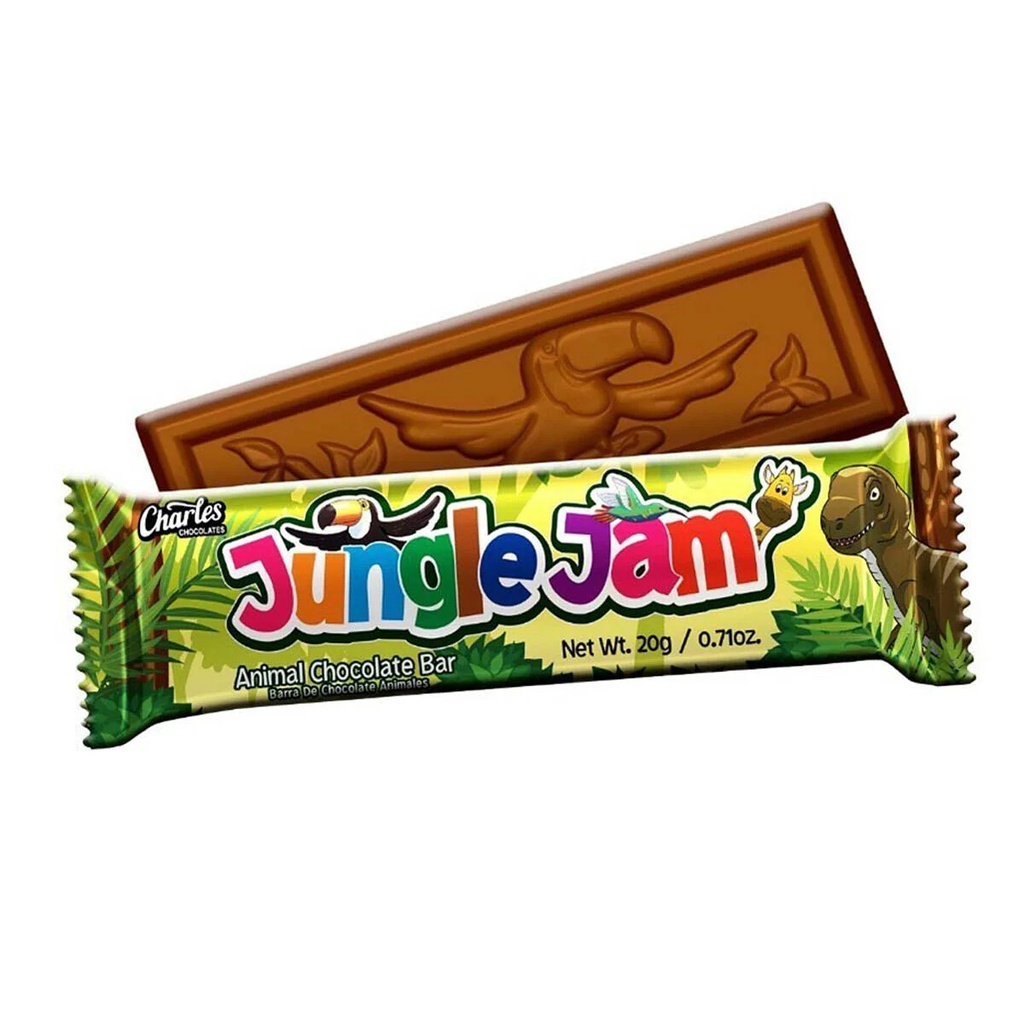 Jungle Jam - Animal Chocolate Bar 20g