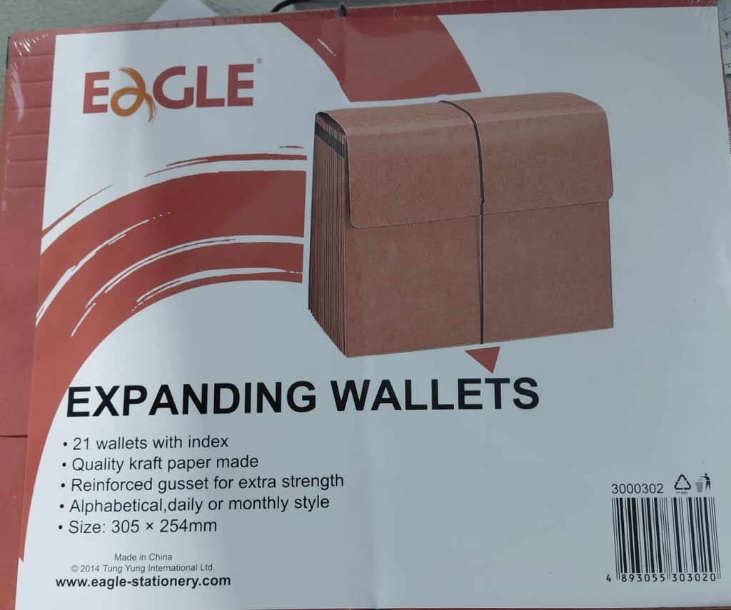 Expanding File 21 Comp. L/S w/Elastic #3000302 EAGLE