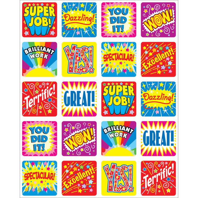 Motivational Stickers: POSITIVE WORDS
