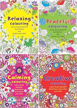 Calm A4 Adult Colouring Book 4180 Series