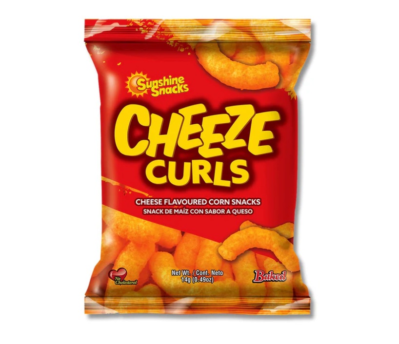 Sunshine Snacks Cheeze Curls 33g