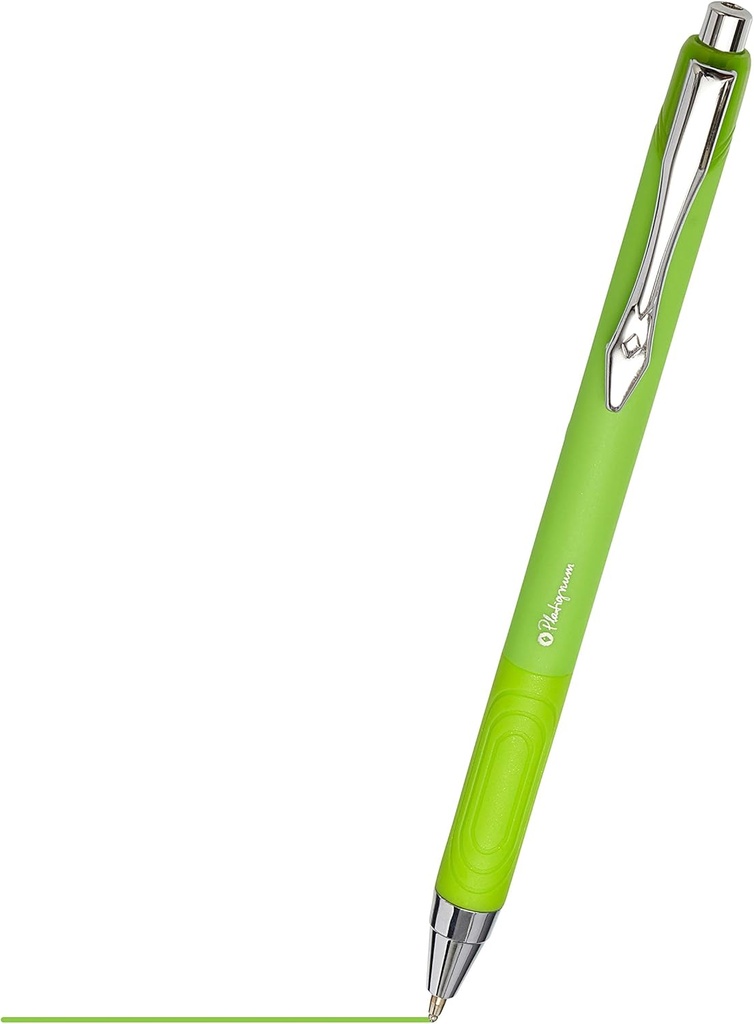 PLATIGNUM TIXX Retr LIME GREEN BP Pen  - (12/bx)