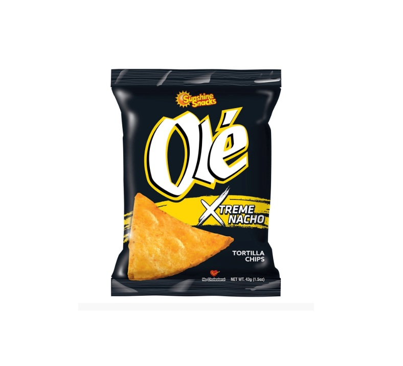 Sunshine Snacks Ole Xtreme Nacho Tortilla Chips 43g