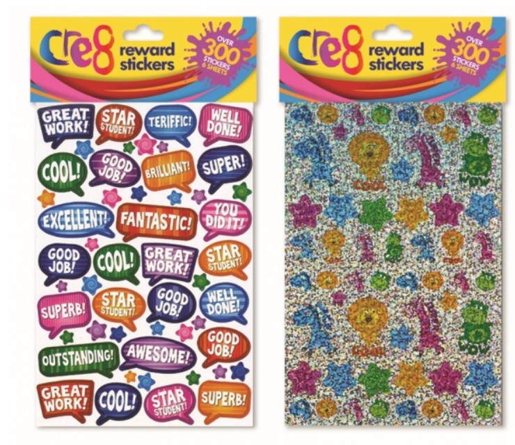 Cre8 REWARD Stickers 6shts #P2558