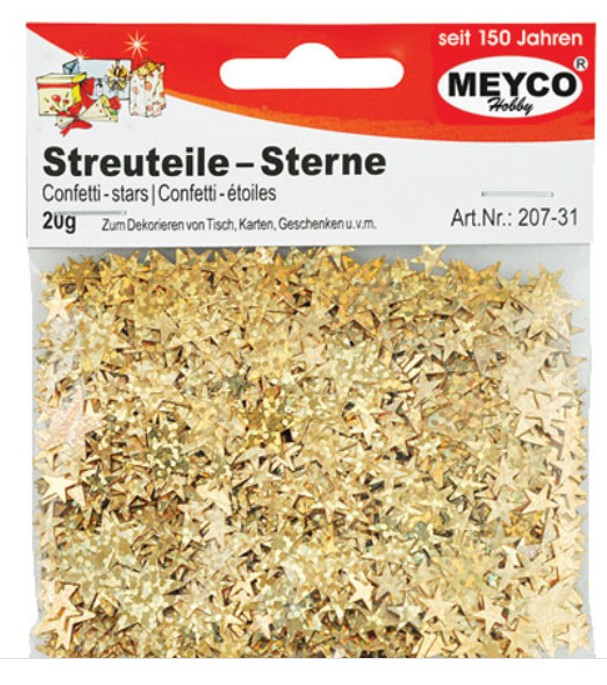 Meyco Confetti Stars GOLD - Sale