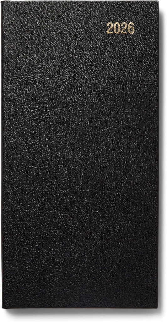 Diary SLIM #KF1BK26 Week To View Black 2026 - Sale