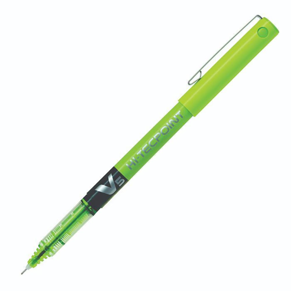 Pilot Hi-Tecpoint V5 LIGHT GREEN Xtra Fine Pen - (12/bx)