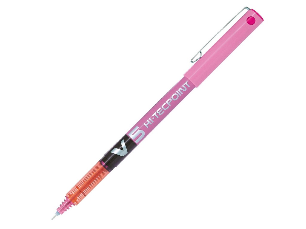 Pilot Hi-Tecpoint V5 PINK Xtra Fine Pen - (12/bx)