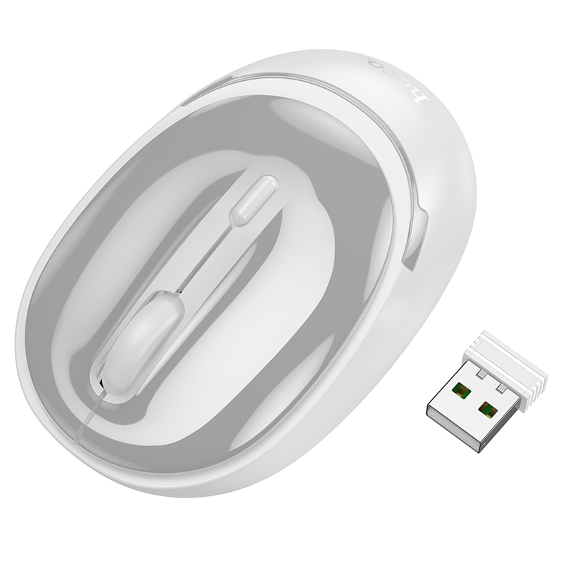 Hoco GM34 GREY/WHITE Dual Mode Wireless Mouse
