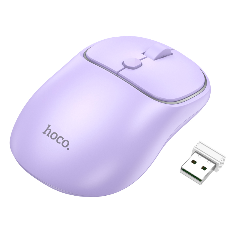 Hoco GM25 ROMANTIC PURPLE Comfort Grip Wireless Mouse