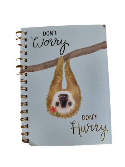 Spiral Journal "DON'T WORRY, DON'T HURRY" #770-00069-080
