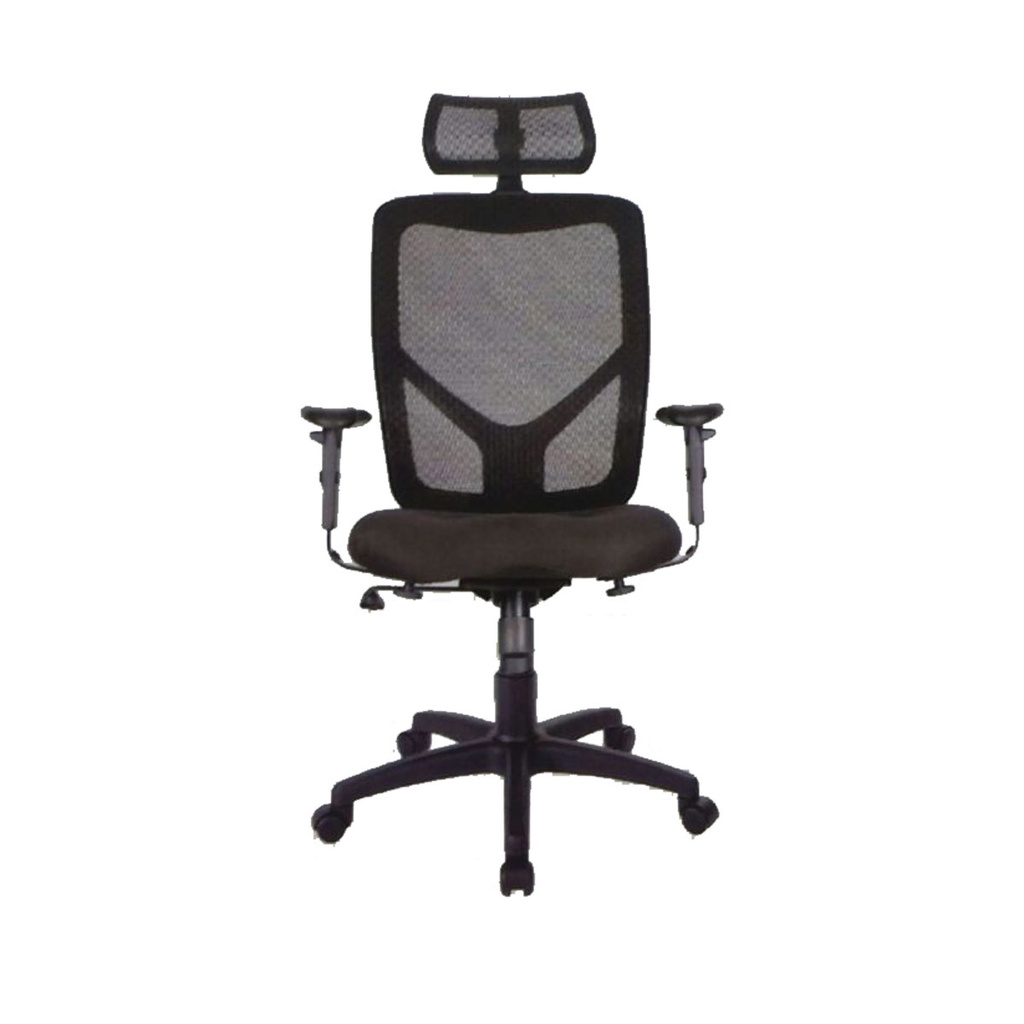 Exec. Mesh Chair BLACK V398-20 w/Head Rest