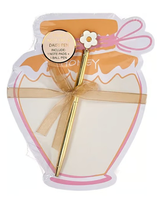 Honey Bee & Daisies Memo Pad with Pen #S1101-1152 /114 7721