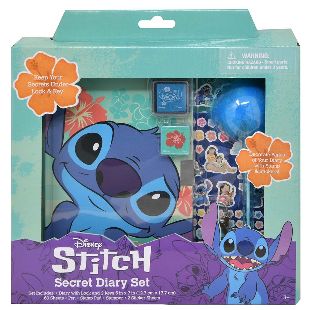 712676ST* STITCH Secret Diary with Lock Set 