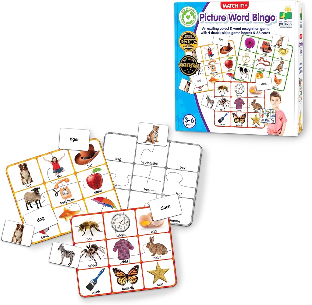 Match It - Picture Word Bingo (3-6yrs)
