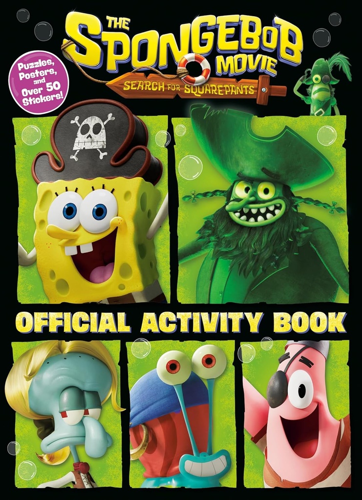 SpongeBob Activity Book w/Puzzles/Posters/Stickers
