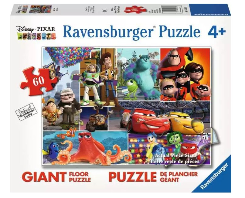 Giant Floor Pixar Friends 60pc Puzzle 4+