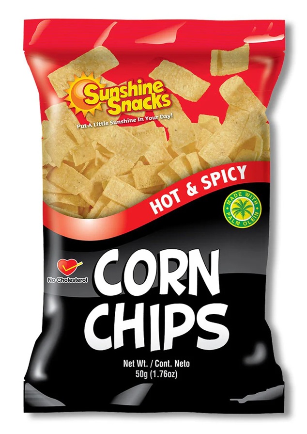 Sunshine Snacks Corn Chips Hot & Spicy